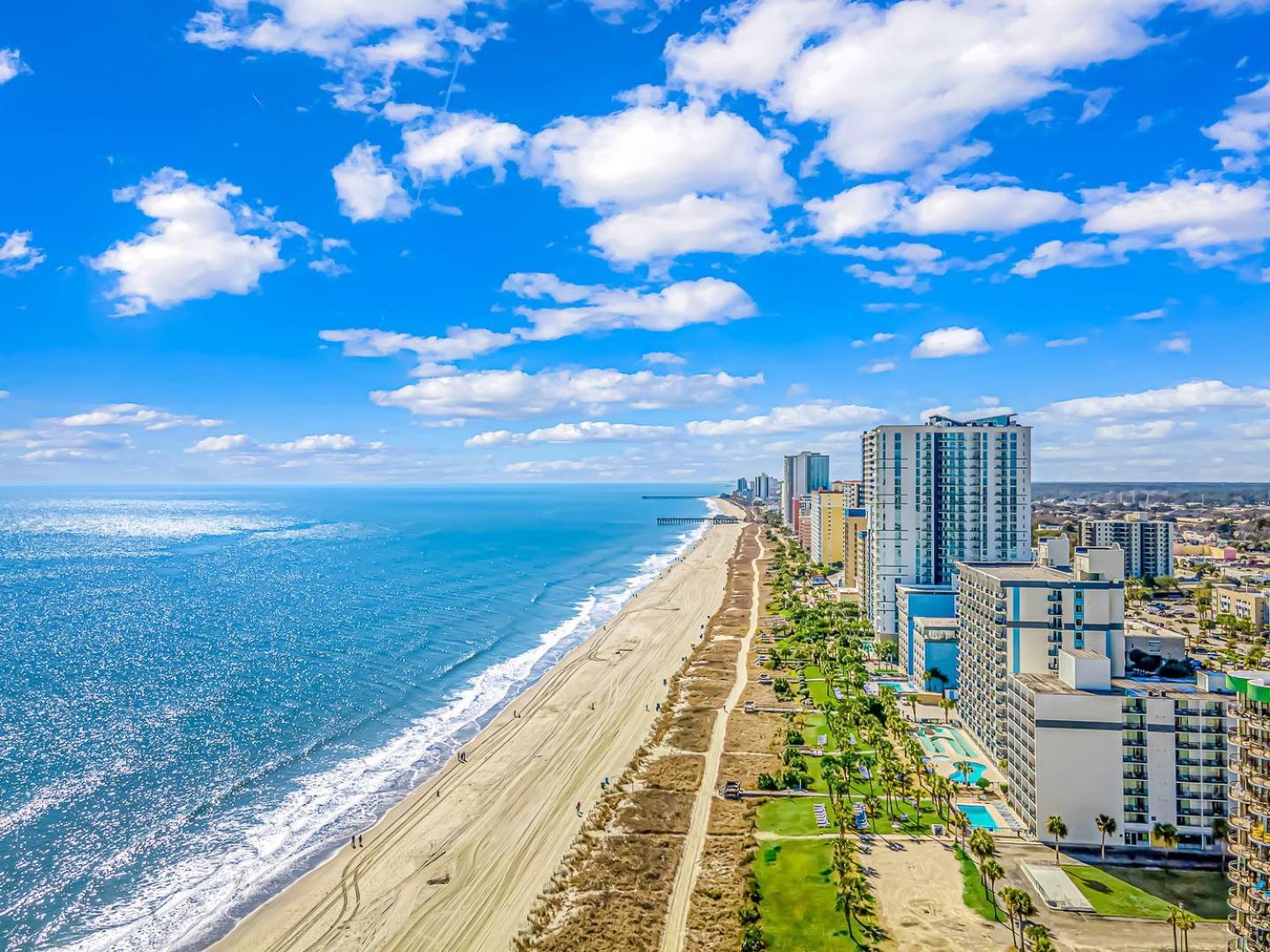 Ocean View Double Suite! Sleeps 4 Meridian Plaza 705 Myrtle Beach Luaran gambar