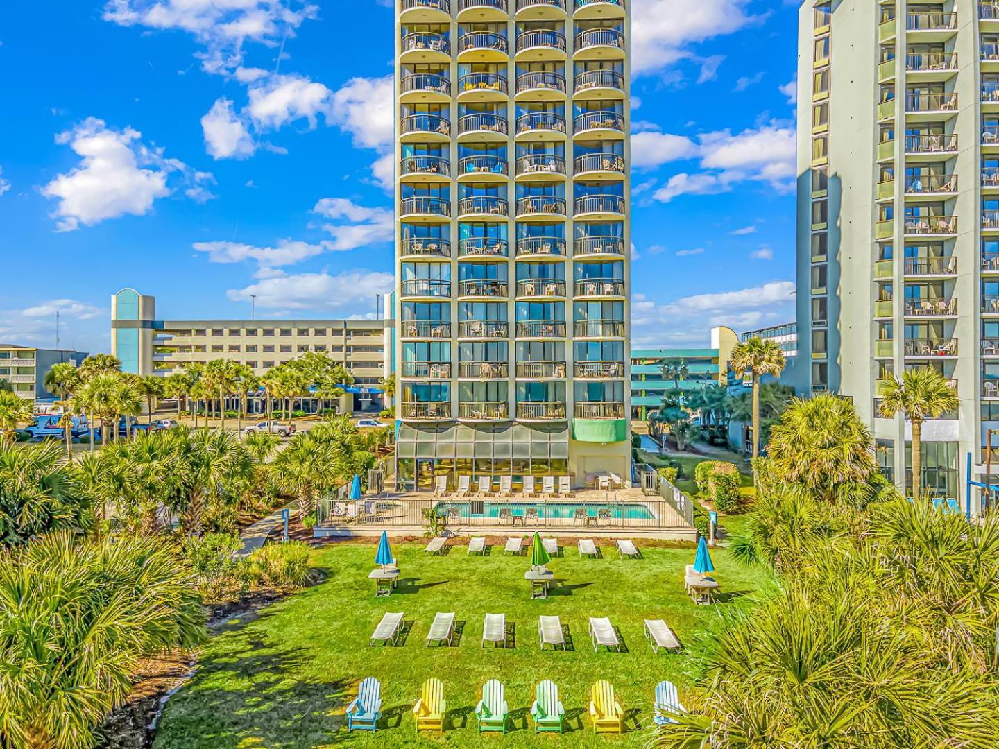 Ocean View Double Suite! Sleeps 4 Meridian Plaza 705 Myrtle Beach Luaran gambar