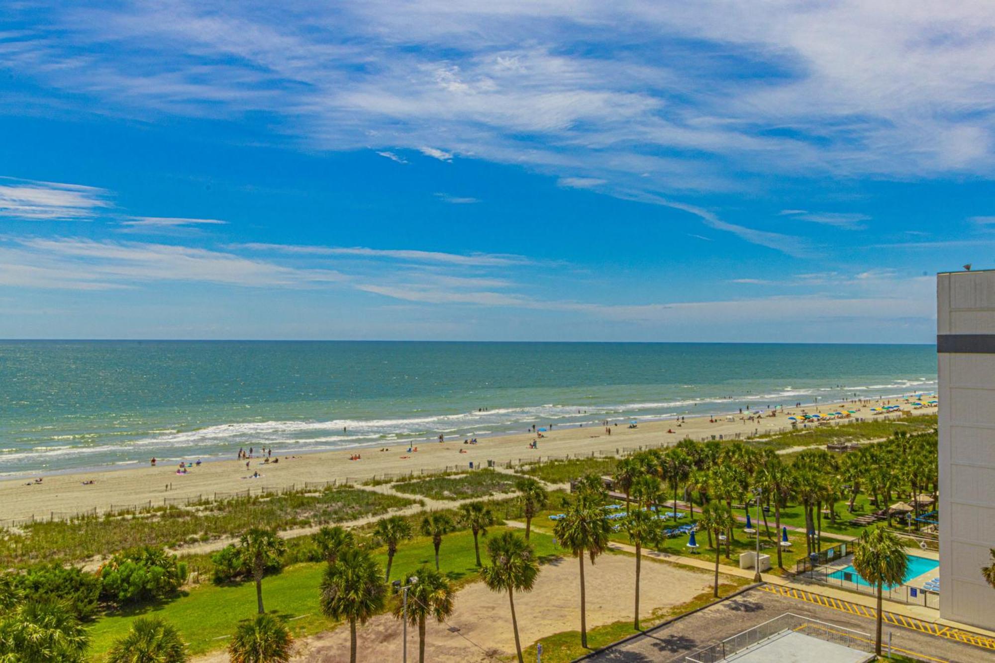 Ocean View Double Suite! Sleeps 4 Meridian Plaza 705 Myrtle Beach Luaran gambar