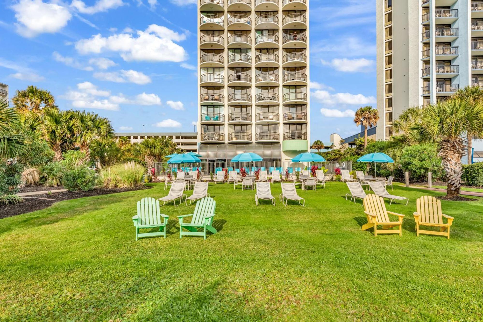 Ocean View Double Suite! Sleeps 4 Meridian Plaza 705 Myrtle Beach Luaran gambar