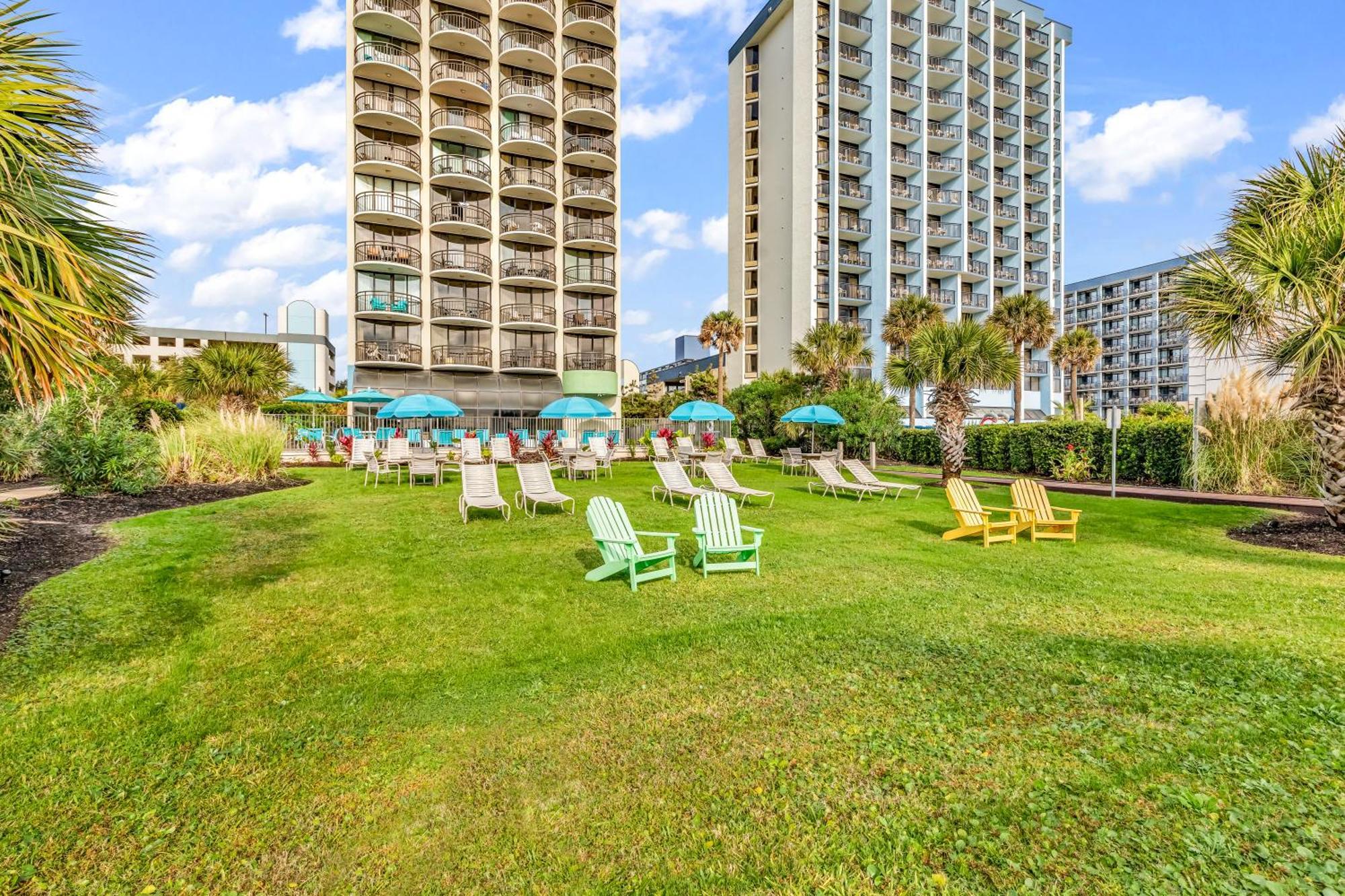 Ocean View Double Suite! Sleeps 4 Meridian Plaza 705 Myrtle Beach Luaran gambar