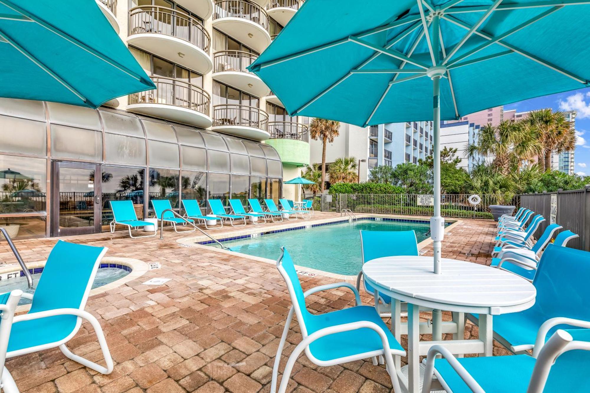 Ocean View Double Suite! Sleeps 4 Meridian Plaza 705 Myrtle Beach Luaran gambar