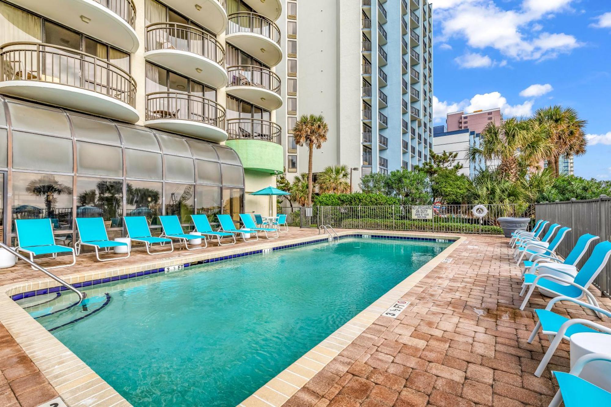 Ocean View Double Suite! Sleeps 4 Meridian Plaza 705 Myrtle Beach Luaran gambar