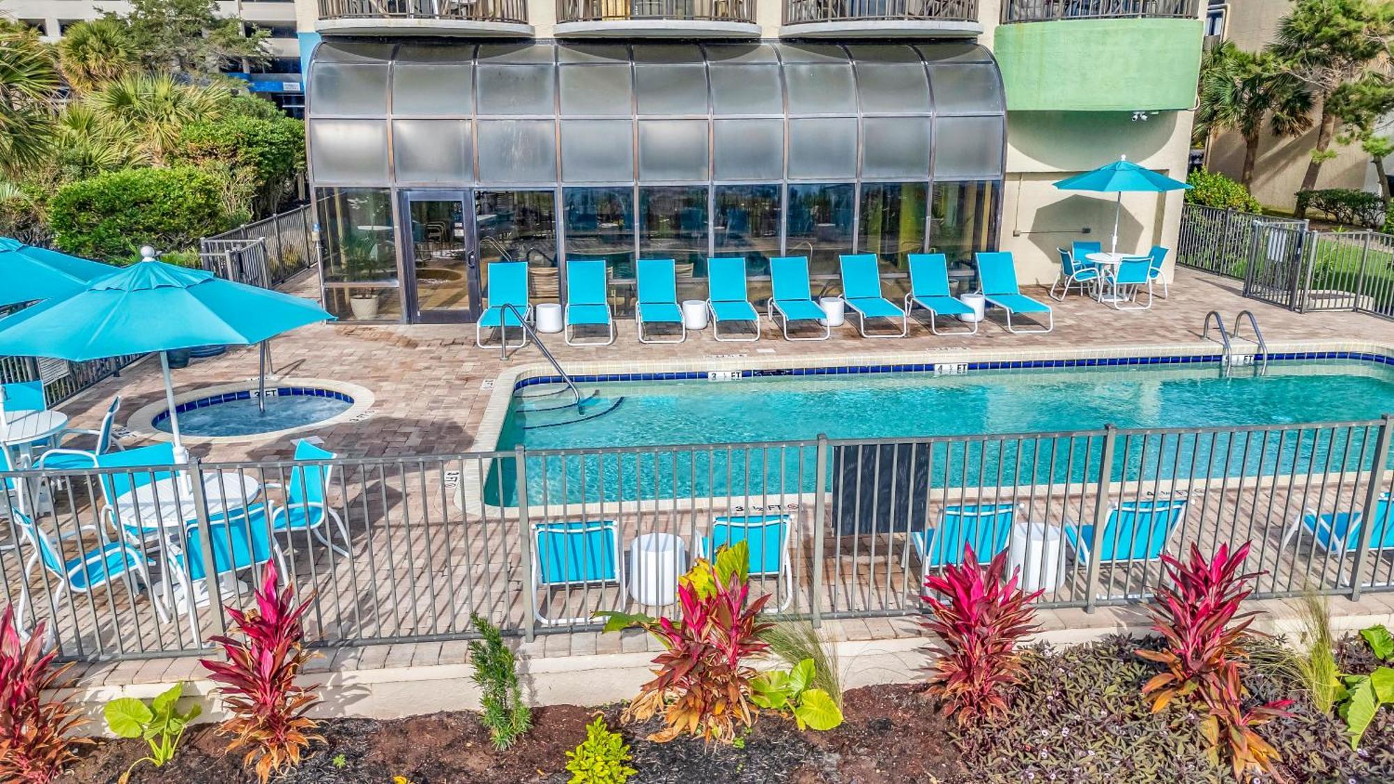 Ocean View Double Suite! Sleeps 4 Meridian Plaza 705 Myrtle Beach Luaran gambar