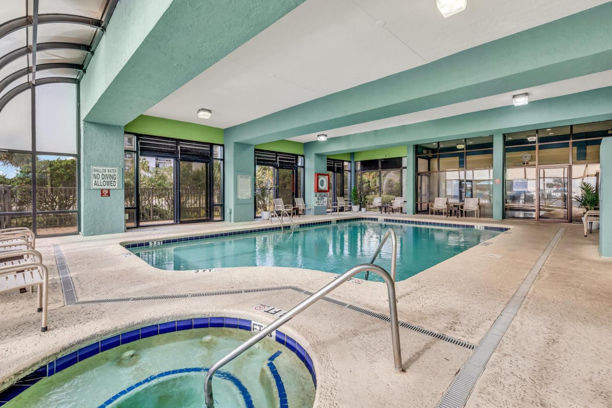 Ocean View Double Suite! Sleeps 4 Meridian Plaza 705 Myrtle Beach Luaran gambar