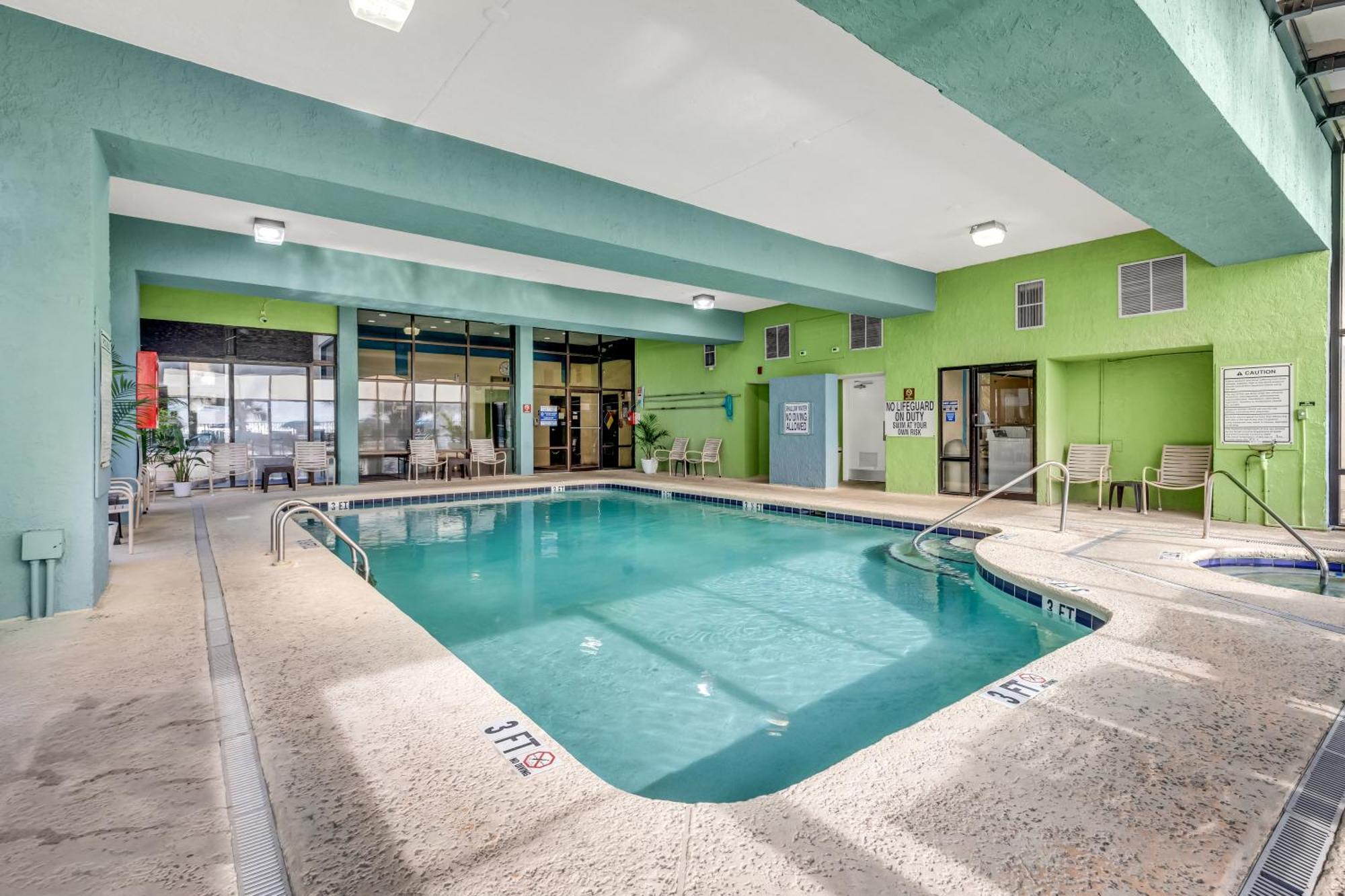 Ocean View Double Suite! Sleeps 4 Meridian Plaza 705 Myrtle Beach Luaran gambar