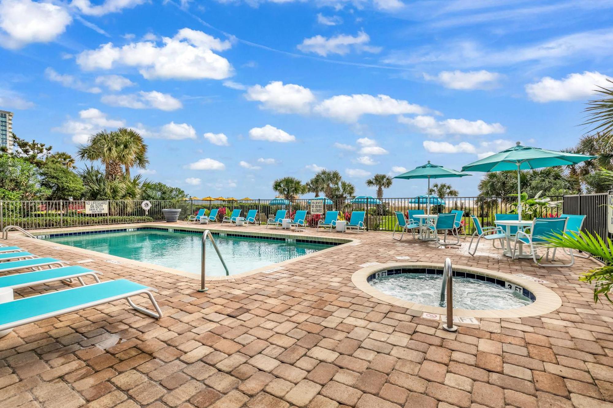 Ocean View Double Suite! Sleeps 4 Meridian Plaza 705 Myrtle Beach Luaran gambar